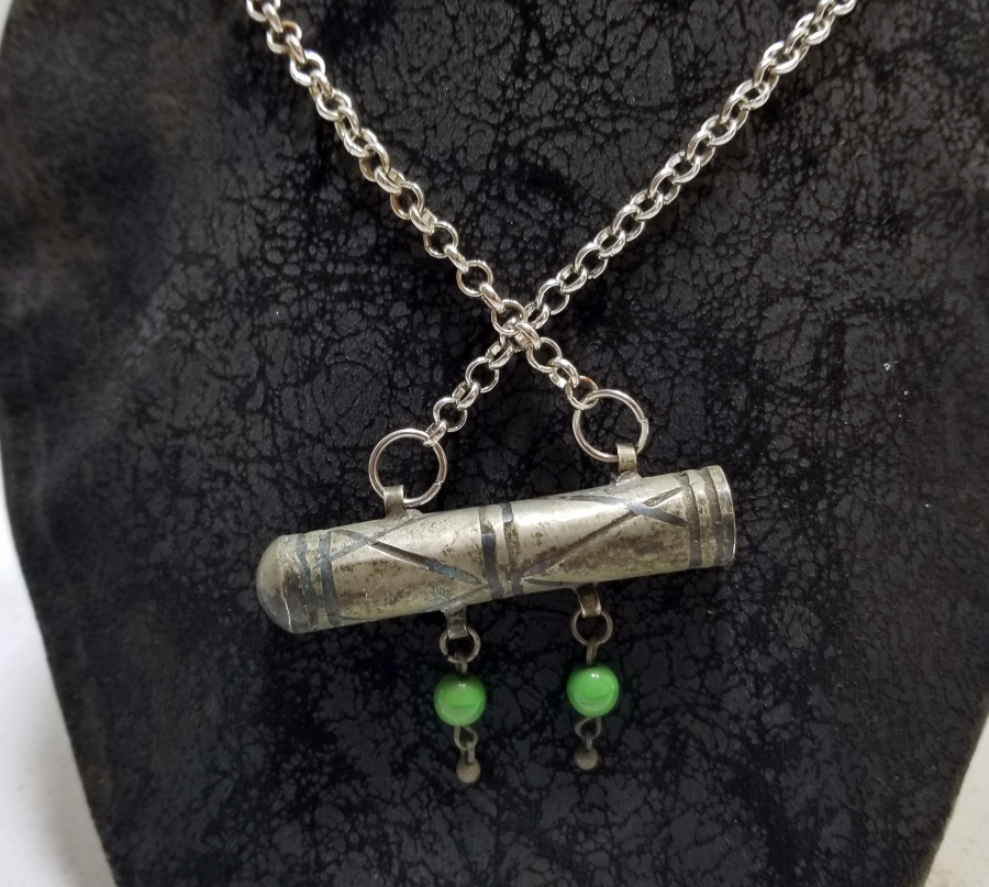 OSMANLI DÖNEMİ SAVATLI GÜMÜŞ HAMAYIL