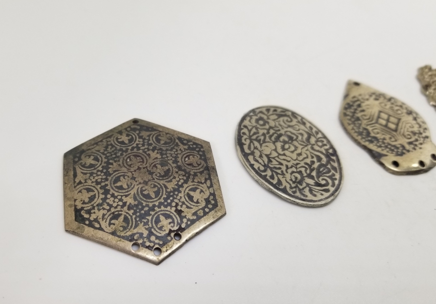 ANTİKA SAVATLI TAKI PARÇALARI LOTU