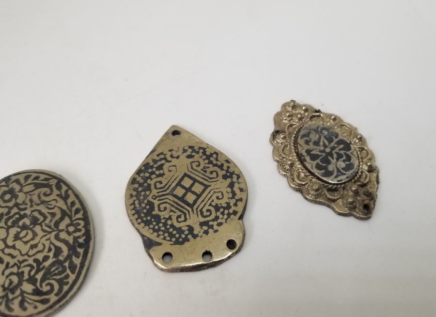 ANTİKA SAVATLI TAKI PARÇALARI LOTU