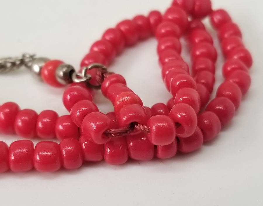 MERCAN TAŞINDAN MAMUL ANTİKA NAMAZ TESPİHİ