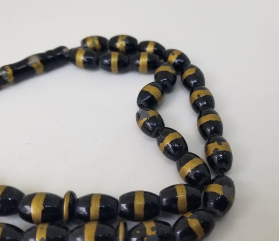 ÜZERİ ALTIN VARAKLI OSMANLI DÖNEMİ NADİR BEYKOZ TESPİH