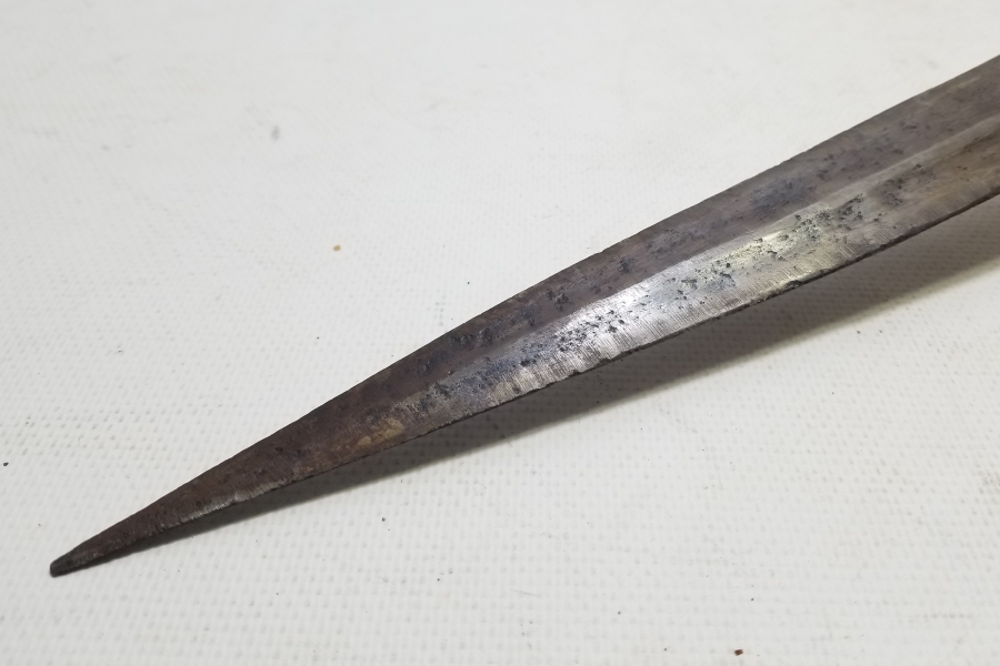 ALTIN ÇAKMA İŞÇİLİKLİ NADİR TİPTE OSMANLI DÖNEMİ ÇERKES KAMASI