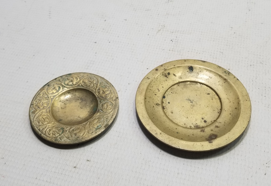 İKİ ADET ANTİKA İFTARİYELİK - HURMALIK