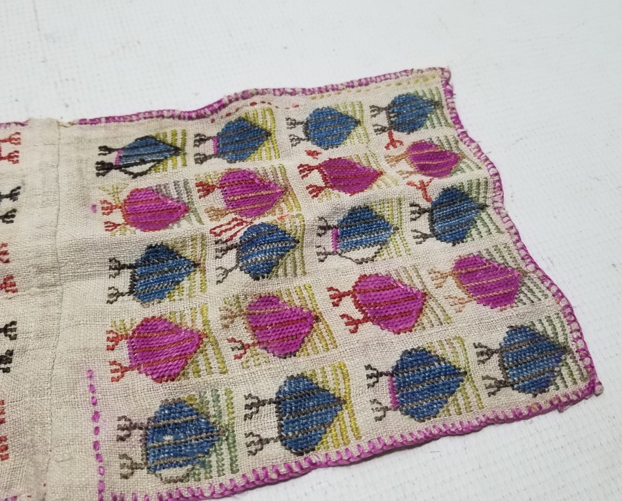 NADİR TİPTE NAR FİGÜRLÜ OSMANLI DÖNEMİ HESAP İŞİ KEMER YAĞLIĞI