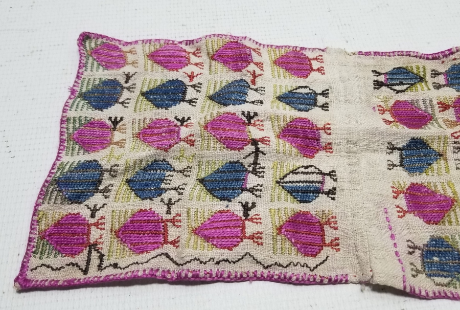 NADİR TİPTE NAR FİGÜRLÜ OSMANLI DÖNEMİ HESAP İŞİ KEMER YAĞLIĞI