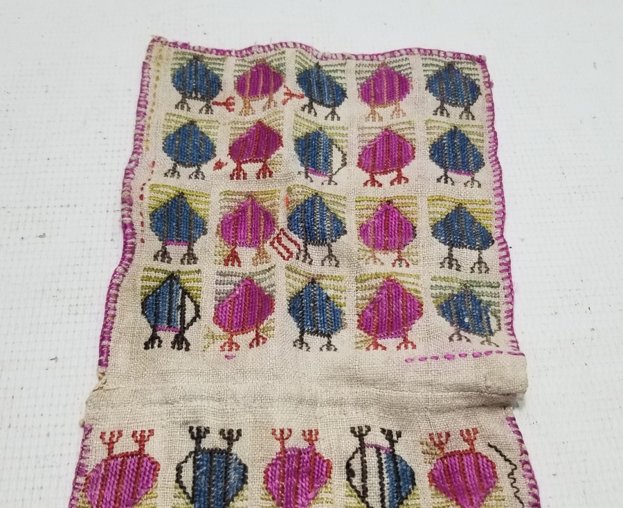 NADİR TİPTE NAR FİGÜRLÜ OSMANLI DÖNEMİ HESAP İŞİ KEMER YAĞLIĞI