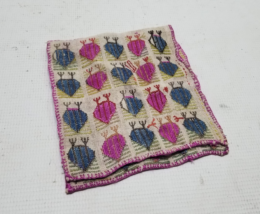 NADİR TİPTE NAR FİGÜRLÜ OSMANLI DÖNEMİ HESAP İŞİ KEMER YAĞLIĞI