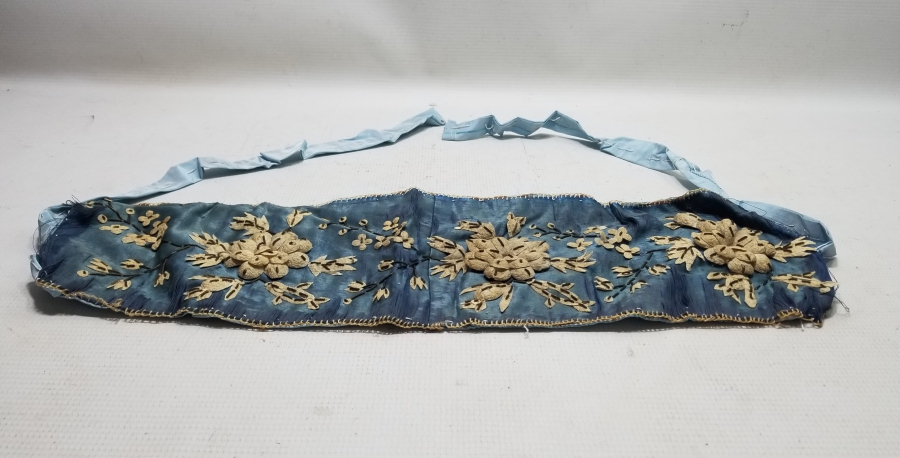 OSMANLI DÖNEMİ NADİR TİPTE İPEK PAPAZ KEMERİ