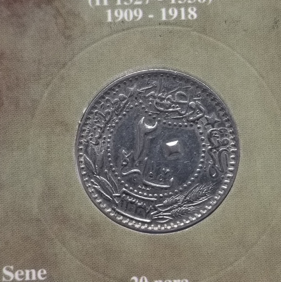 MEHMED REŞAD HAN DÖNEMİ KAPAMASINDA NİKEL 20 PARA