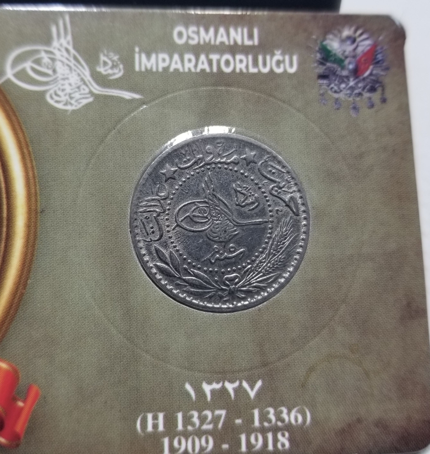 MEHMED REŞAD HAN DÖNEMİ KAPAMASINDA NİKEL 20 PARA