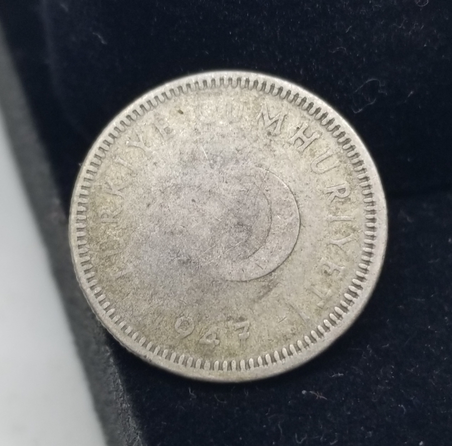 1947 YILI GÜMÜŞ 50 KURUŞ