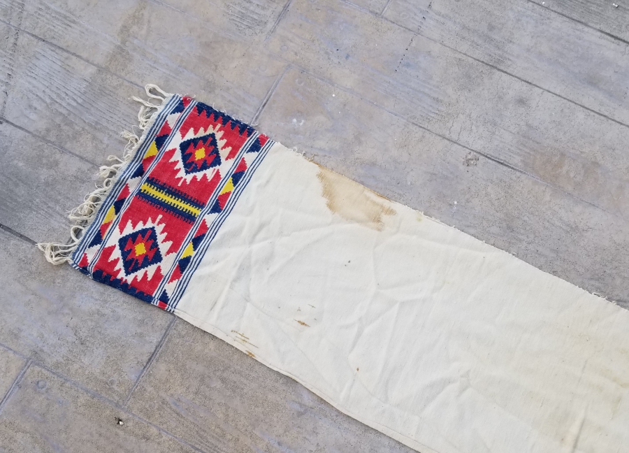 OSMANLI DÖNEMİ NADİR EL DOKUMA GELİN UÇKURU