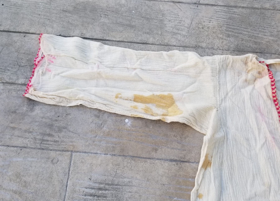 YAKASI VE KOLLARI İĞNE OYA İŞÇİLİKLİ OSMANLI DÖNEMİ İPEKLİ İÇLİK