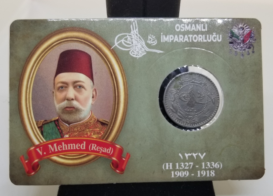 MEHMET REŞAT HAN DÖNEMİ KOLEKSİYONLUK NİKEL 10 PARA