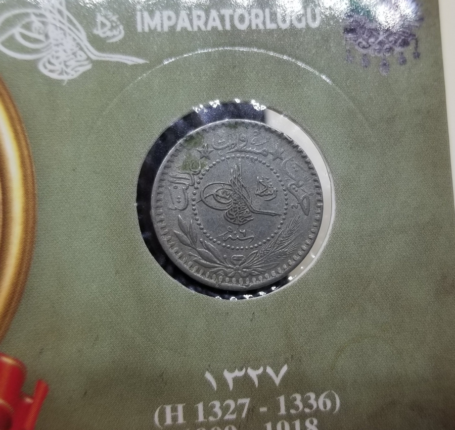 MEHMET REŞAT HAN DÖNEMİ KOLEKSİYONLUK NİKEL 10 PARA