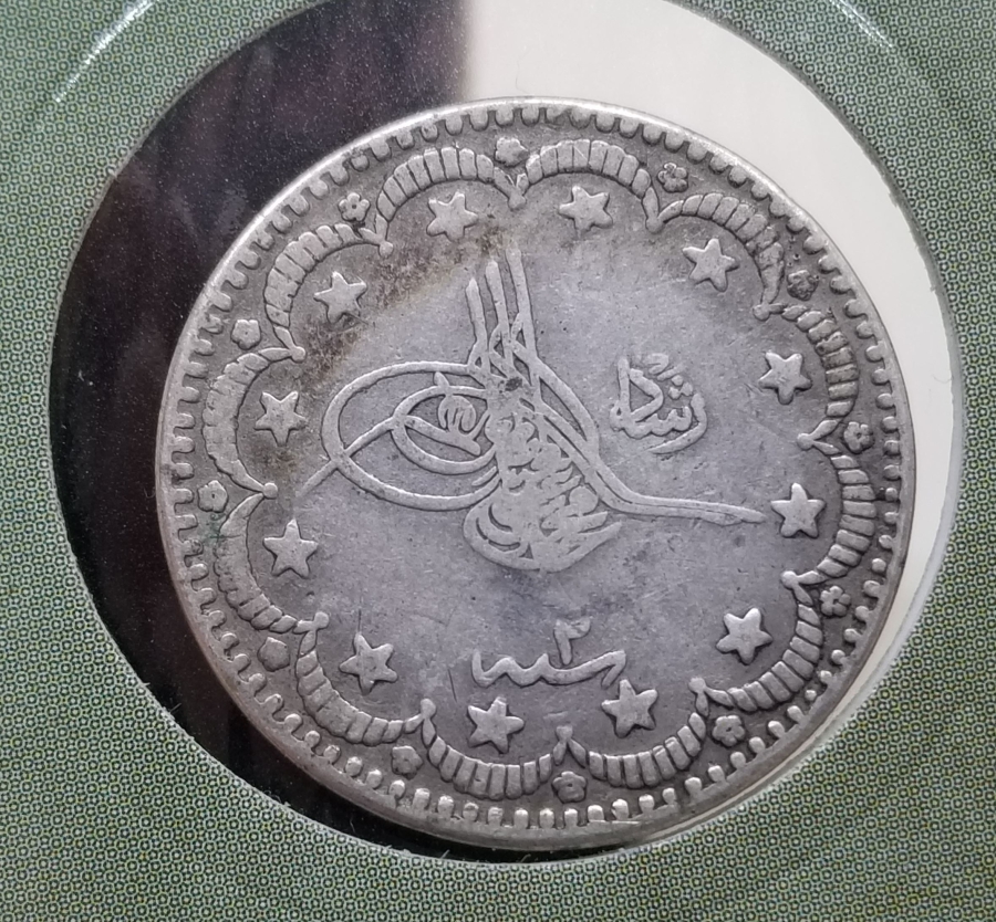 SULTAN MEHMET REŞAT HAN DÖNEMİ GÜMÜŞ 5 KURUŞ MECİDİYE