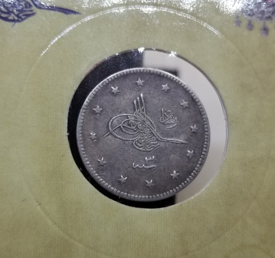 SULTAN MEHMET REŞAD HAN DÖNEMİ GÜMÜŞ 2 KURUŞ MECİDİYE