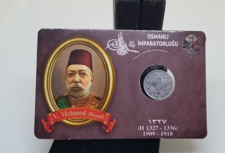 SULTAN MEHMET REŞAD DÖNEMİ GÜMÜŞ 1 KURUŞ MECİDİYE