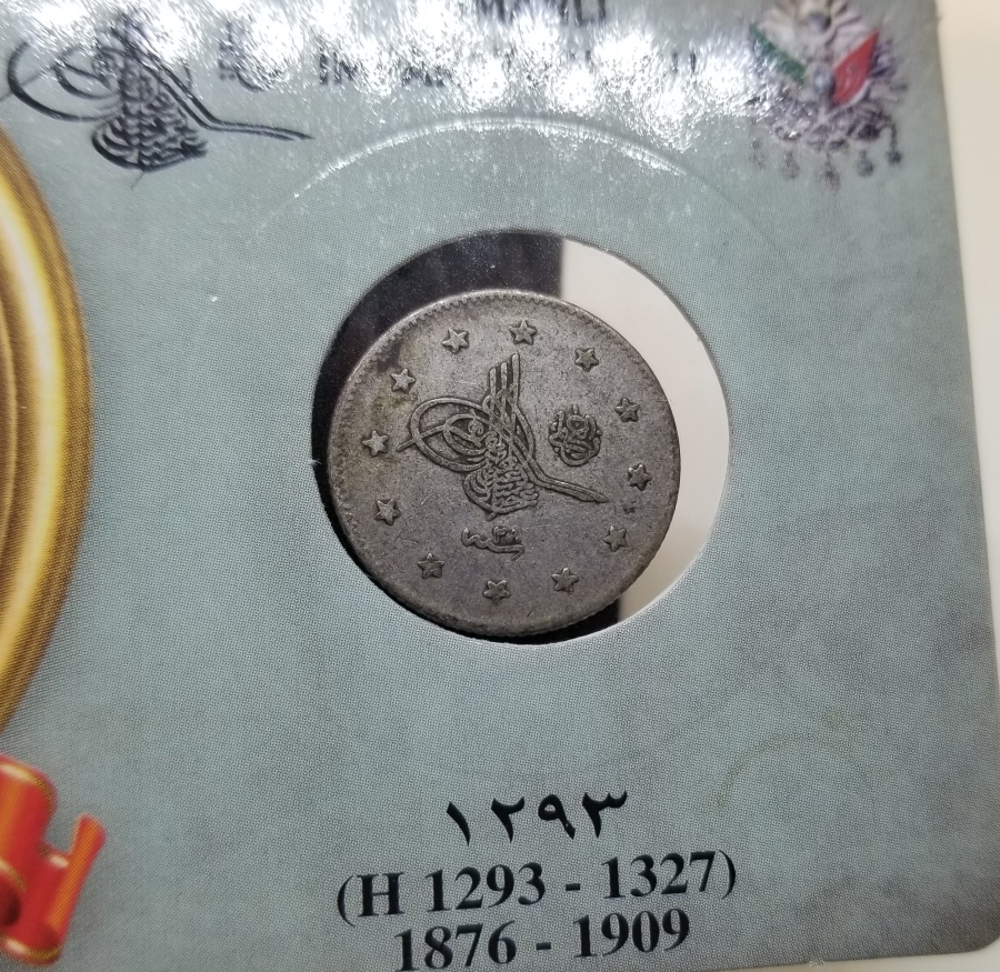 SULTAN ABDÜLHAMİD DÖNEMİ GÜMÜŞ 2 KURUŞ MECİDİYE