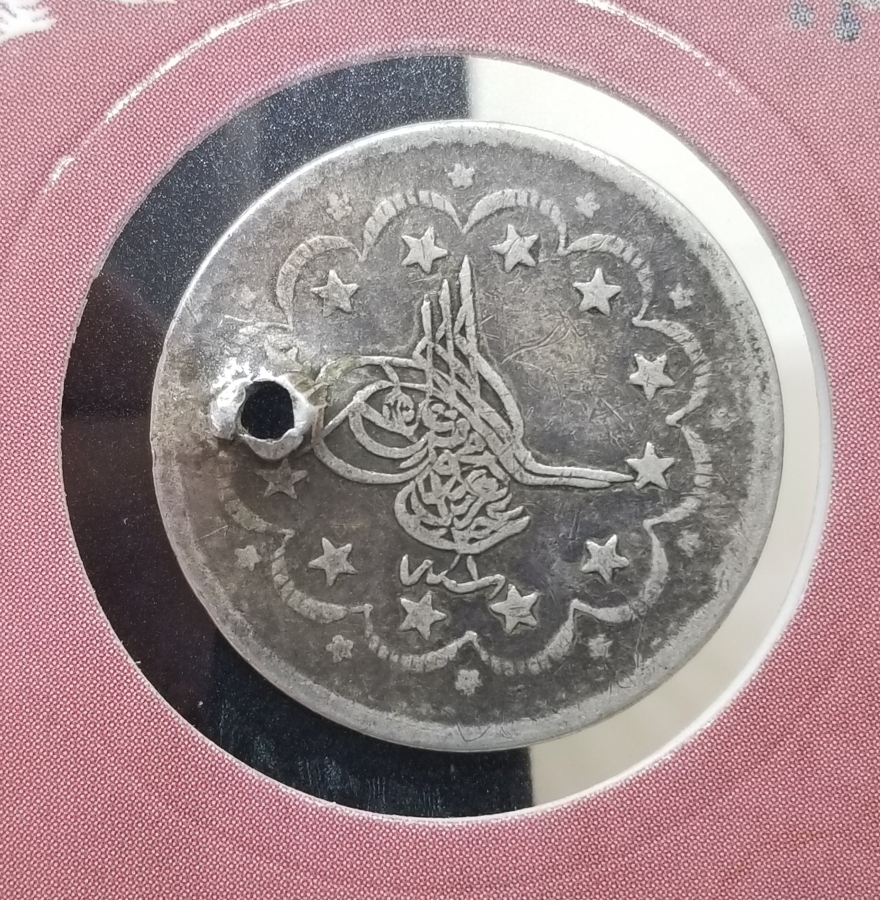 SULTAN ABDÜLAZİZ DÖNEMİ GÜMÜŞ 5 KURUŞ MECİDİYE