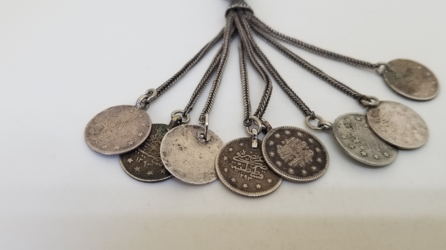 SALLAMALARINDA OSMANLI GÜMÜŞ PARALARI BULUNAN ANTİKA GÜMÜŞ PÜSKÜL