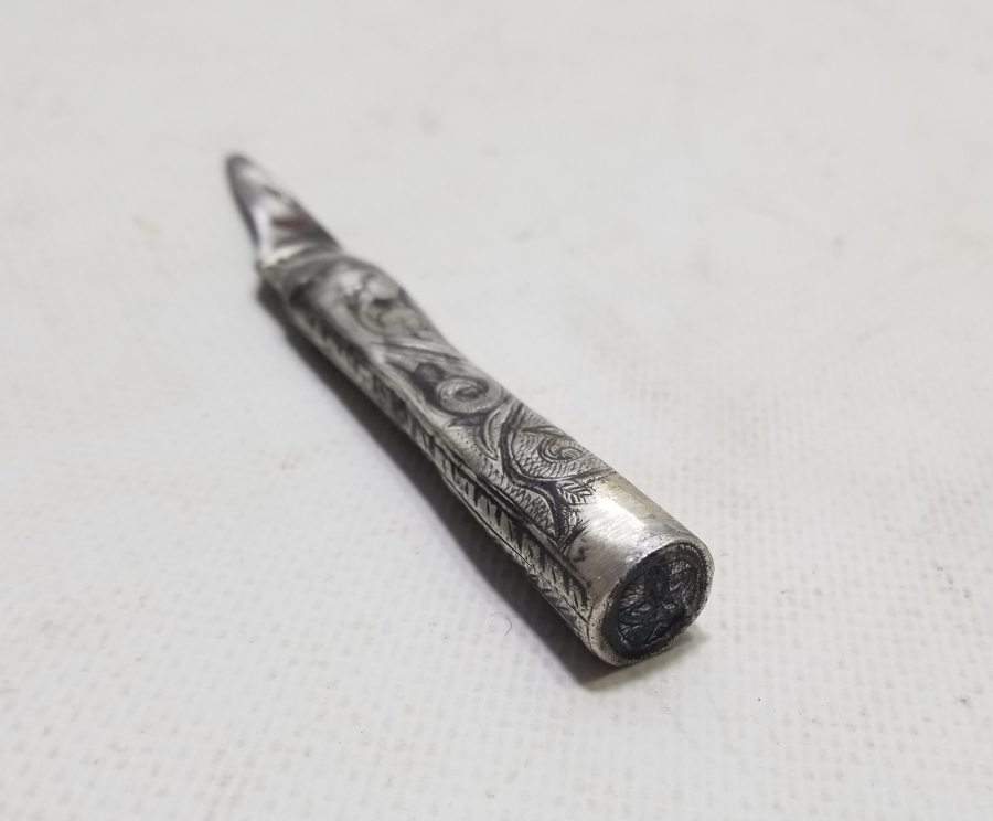 OSMANLI DÖNEMİ SAPI SAVATLI HATTAT BIÇAĞI - MAKTA