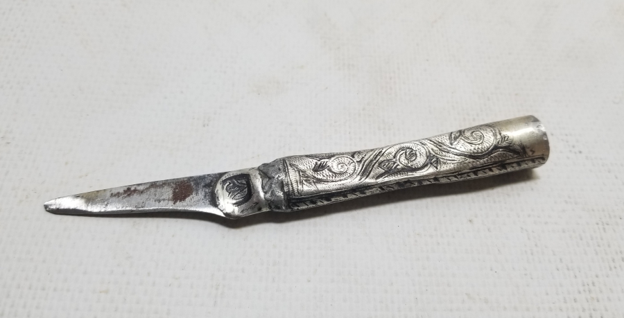 OSMANLI DÖNEMİ SAPI SAVATLI HATTAT BIÇAĞI - MAKTA