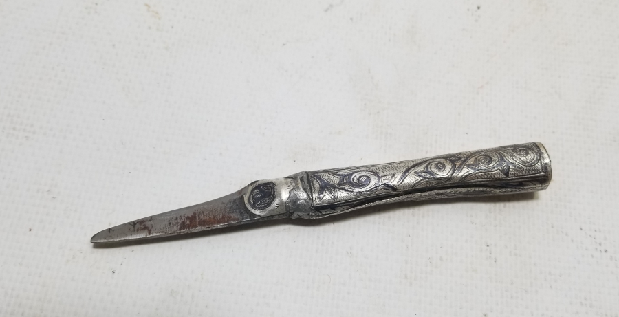 OSMANLI DÖNEMİ SAPI SAVATLI HATTAT BIÇAĞI - MAKTA