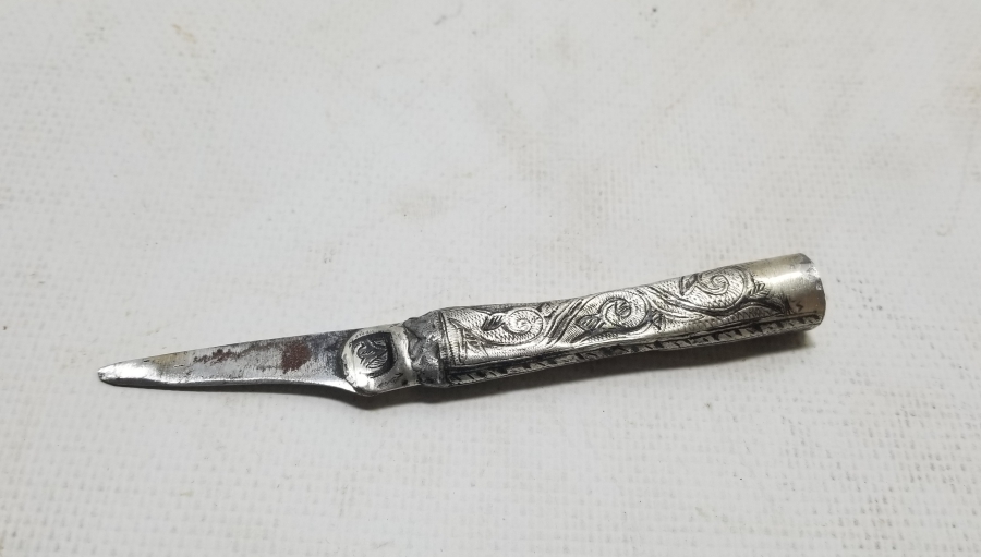 OSMANLI DÖNEMİ SAPI SAVATLI HATTAT BIÇAĞI - MAKTA