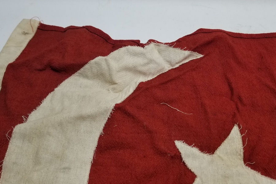 NADİR TİPTE 1. DÜNYA SAVAŞI DÖNEMİ ASKERİ FORMLU OSMANLI BAYRAK