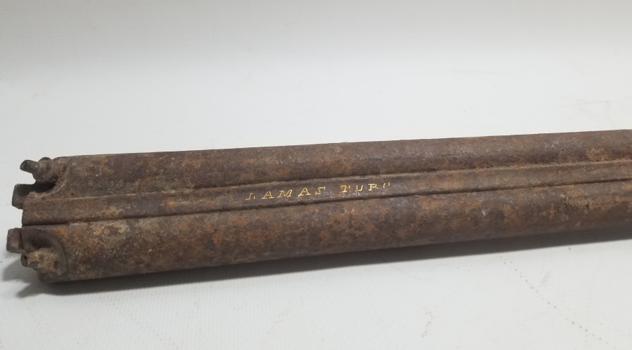 ÜZERİ ALTIN ÇAKMA İŞÇİLİKLİ OSMANLI DÖNEMİ ÇİFTE DOLMA TÜFEK NAMLUSU