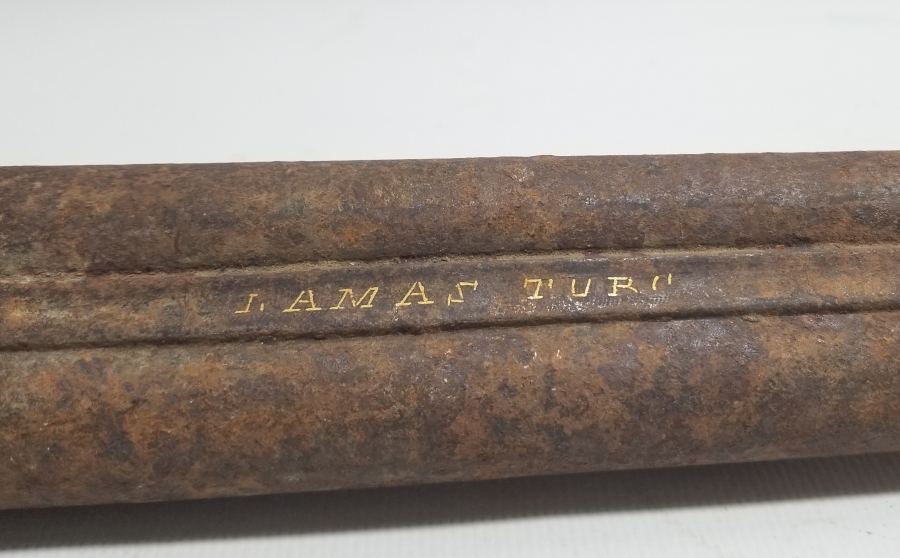 ÜZERİ ALTIN ÇAKMA İŞÇİLİKLİ OSMANLI DÖNEMİ ÇİFTE DOLMA TÜFEK NAMLUSU