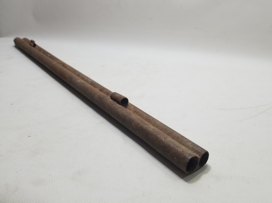 ÜZERİ ALTIN ÇAKMA İŞÇİLİKLİ OSMANLI DÖNEMİ ÇİFTE DOLMA TÜFEK NAMLUSU