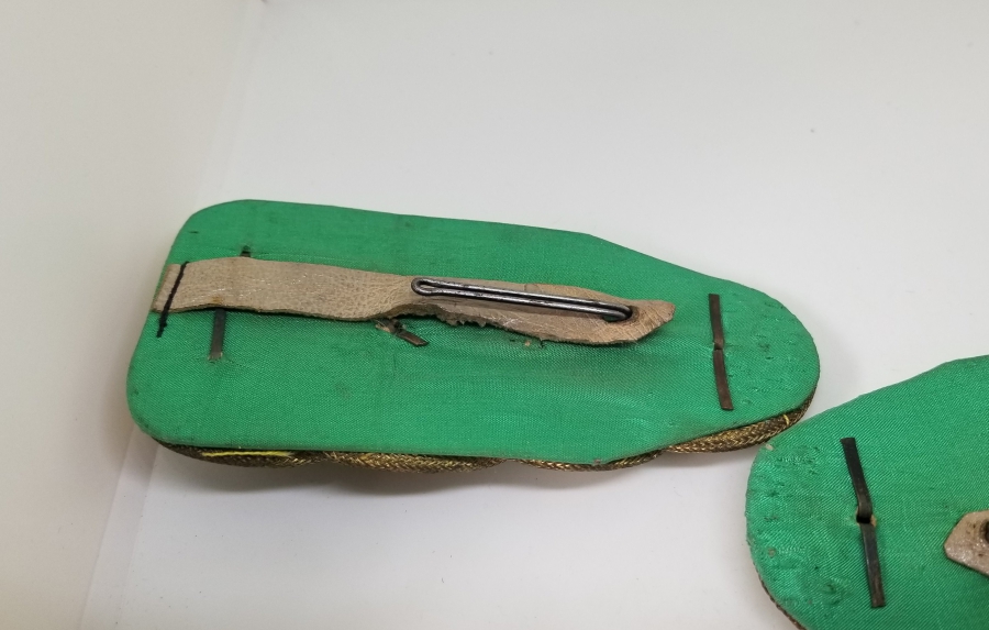 ÜZERİ SIRMA İŞÇİLİKLİ 1. DÜNYA SAVAŞI DÖNEMİ SUBAY APOLETİ