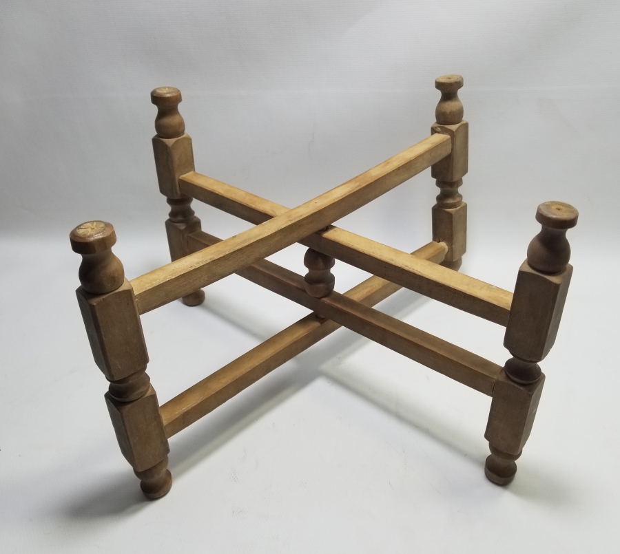 EL YAPIMI ANTİKA AHŞAP SORFA ALTLIĞI