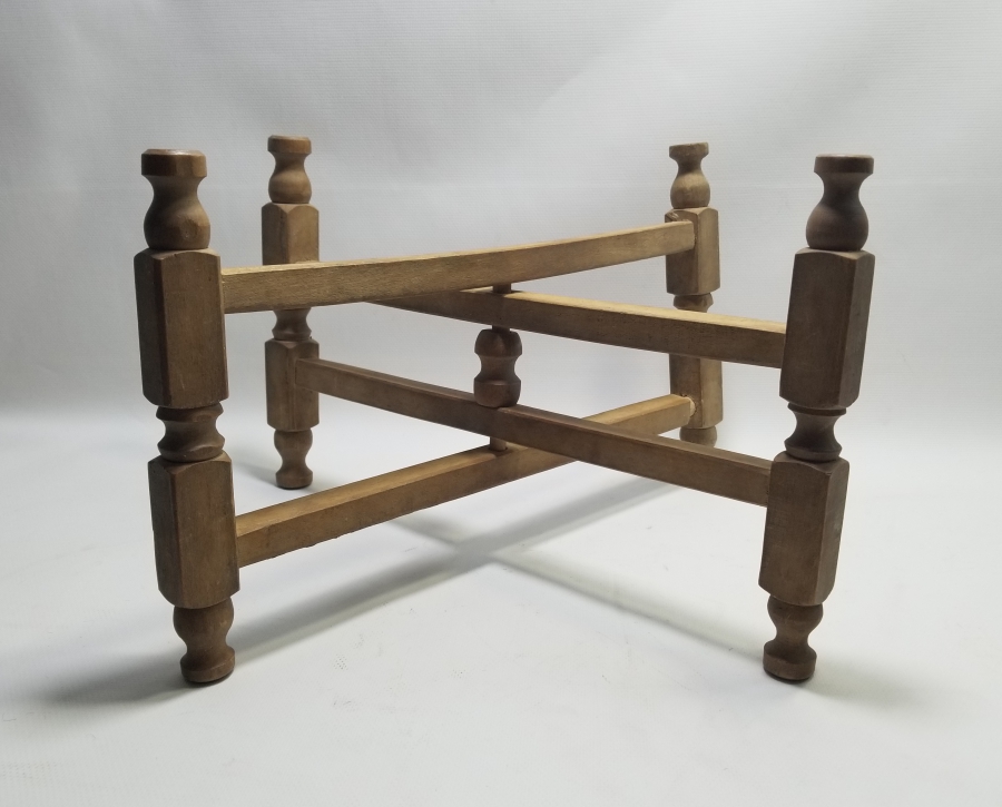 EL YAPIMI ANTİKA AHŞAP SORFA ALTLIĞI