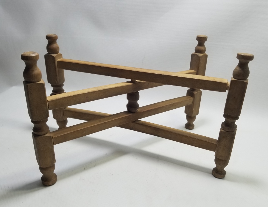 EL YAPIMI ANTİKA AHŞAP SORFA ALTLIĞI