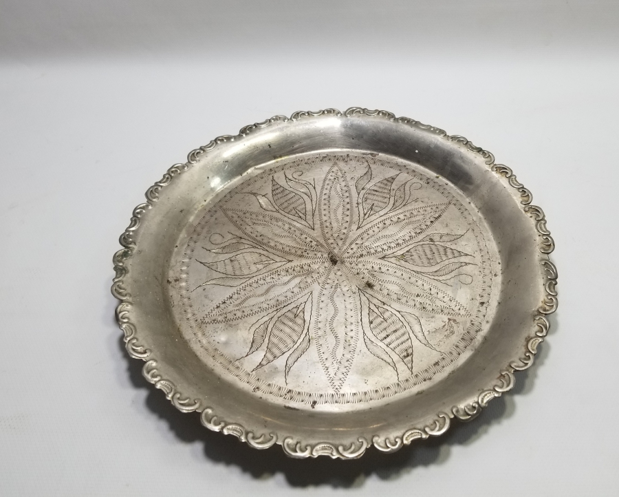 KALEM İŞÇİLİKLİ OSMANLI DÖNEMİ KAHVE TEPSİSİ