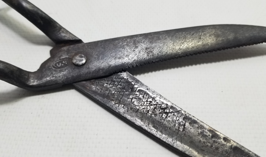 ERMENİCE USTA DAMGALI OSMANLI DÖNEMİ HALI MAKASI