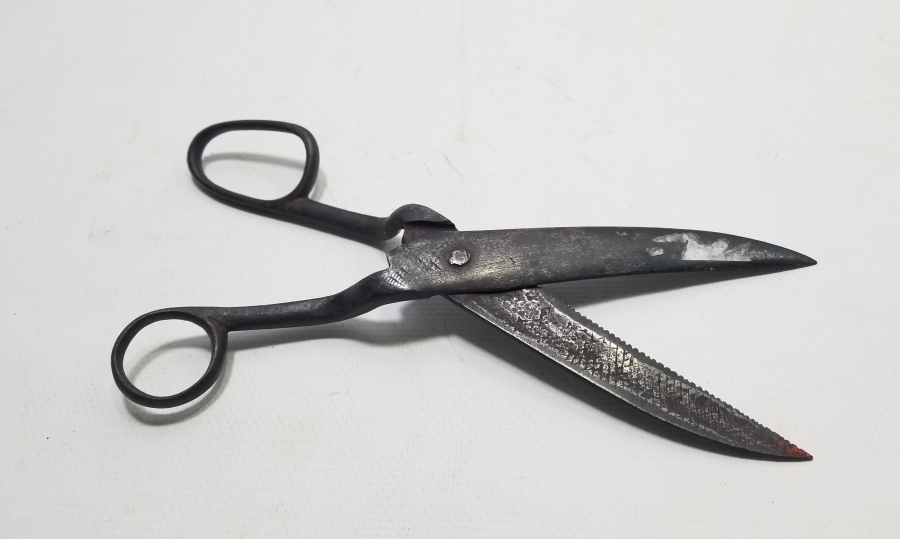 ERMENİCE USTA DAMGALI OSMANLI DÖNEMİ HALI MAKASI