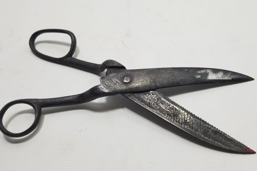 ERMENİCE USTA DAMGALI OSMANLI DÖNEMİ HALI MAKASI