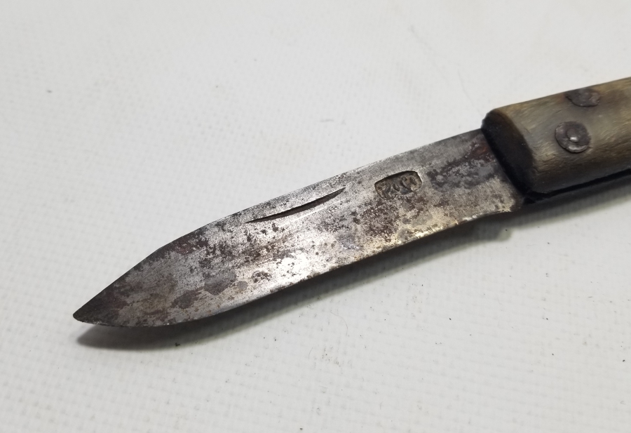 ÜZERİ OSMANLICA YAZILI BOYNUZ SAPLI OSMANLI DÖNEMİ ÇAKI