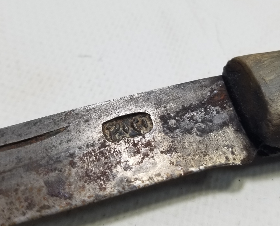 ÜZERİ OSMANLICA YAZILI BOYNUZ SAPLI OSMANLI DÖNEMİ ÇAKI