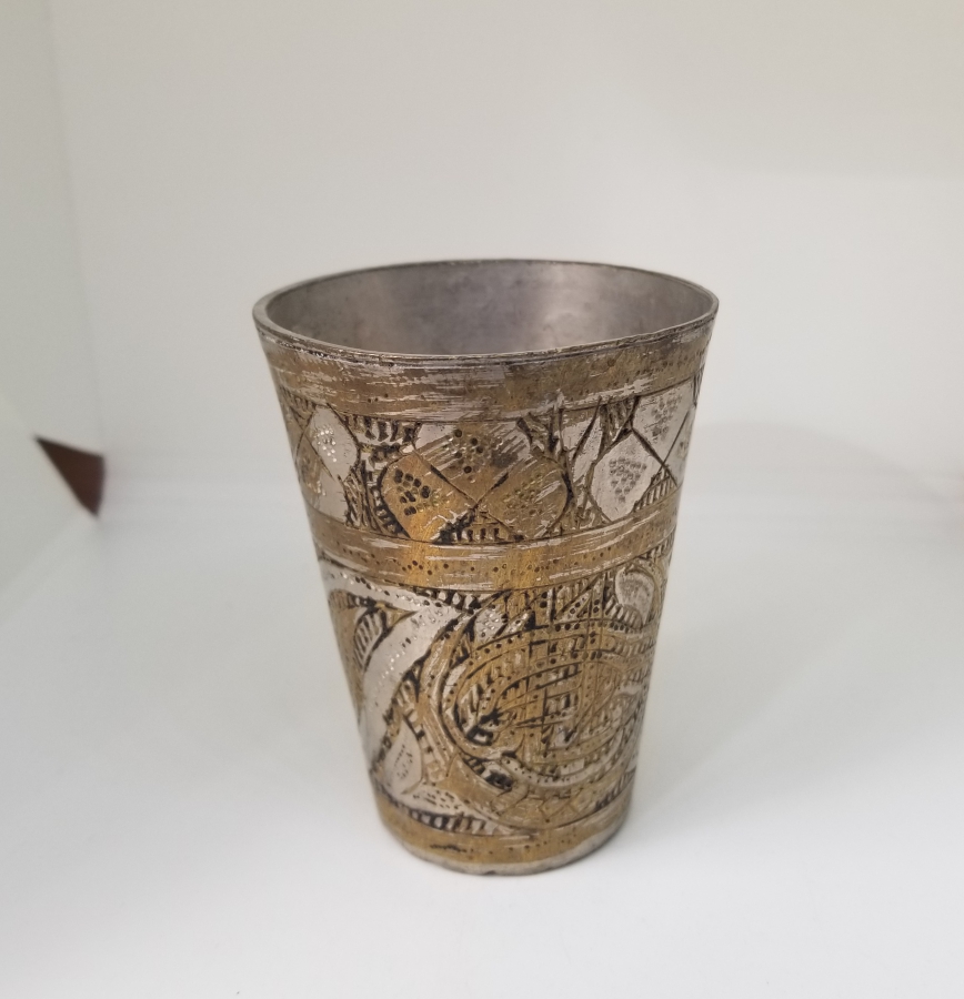 ÜZERİ TUĞRA FİGÜRLÜ OSMANLI DÖNEMİ ESERİ İSTANBUL BARDAK