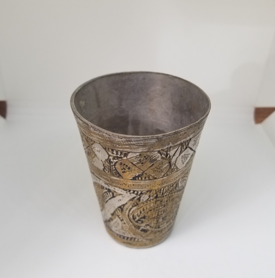 ÜZERİ TUĞRA FİGÜRLÜ OSMANLI DÖNEMİ ESERİ İSTANBUL BARDAK