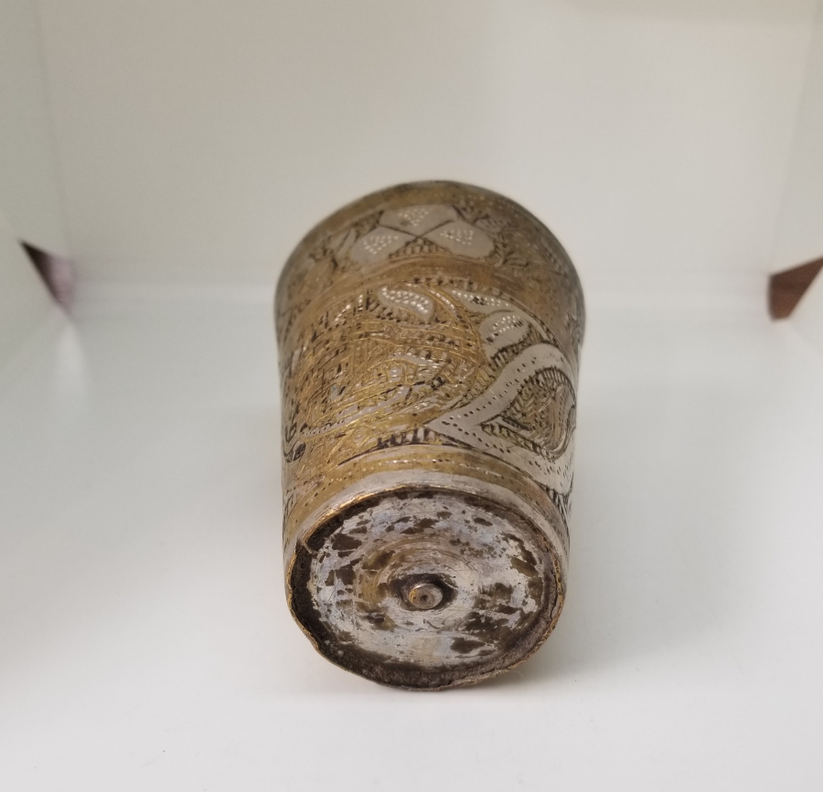 ÜZERİ TUĞRA FİGÜRLÜ OSMANLI DÖNEMİ ESERİ İSTANBUL BARDAK