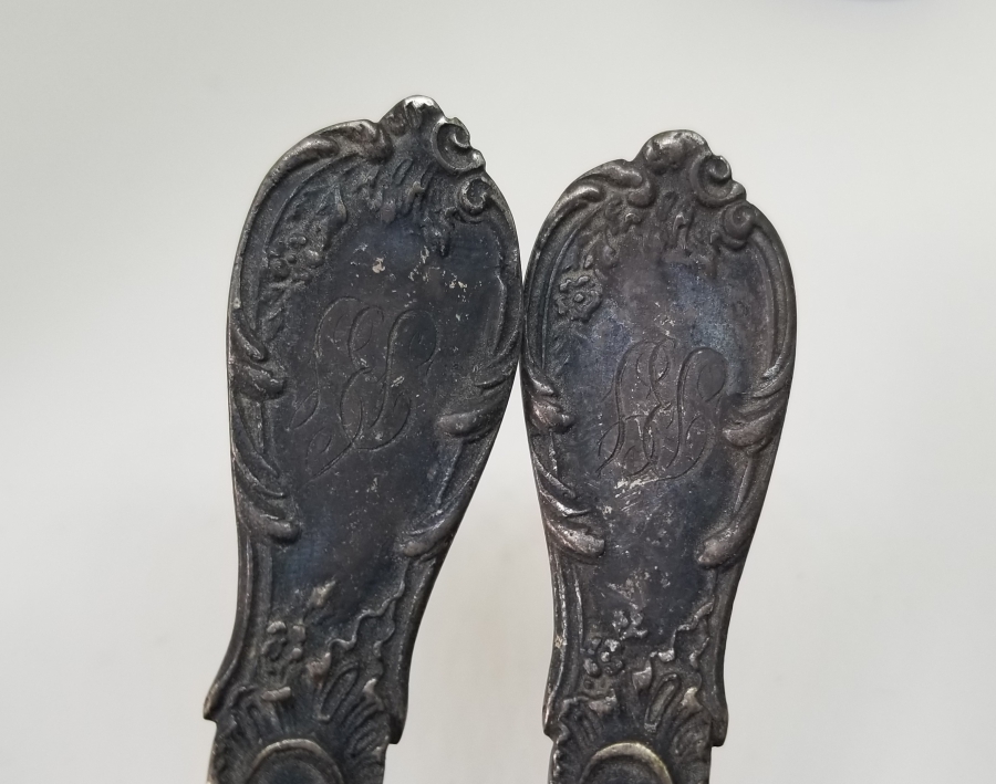 KABARTMA İŞÇİLİKLİ ANTİKA ÇİFT ÇATAL KAŞIK