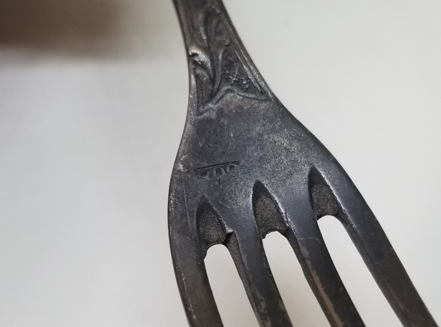 KABARTMA İŞÇİLİKLİ ANTİKA ÇİFT ÇATAL KAŞIK