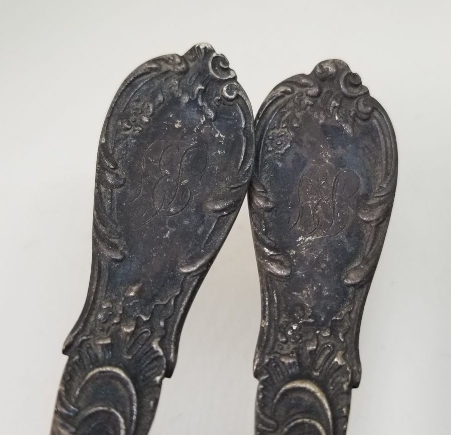 KABARTMA İŞÇİLİKLİ ANTİKA ÇİFT ÇATAL KAŞIK