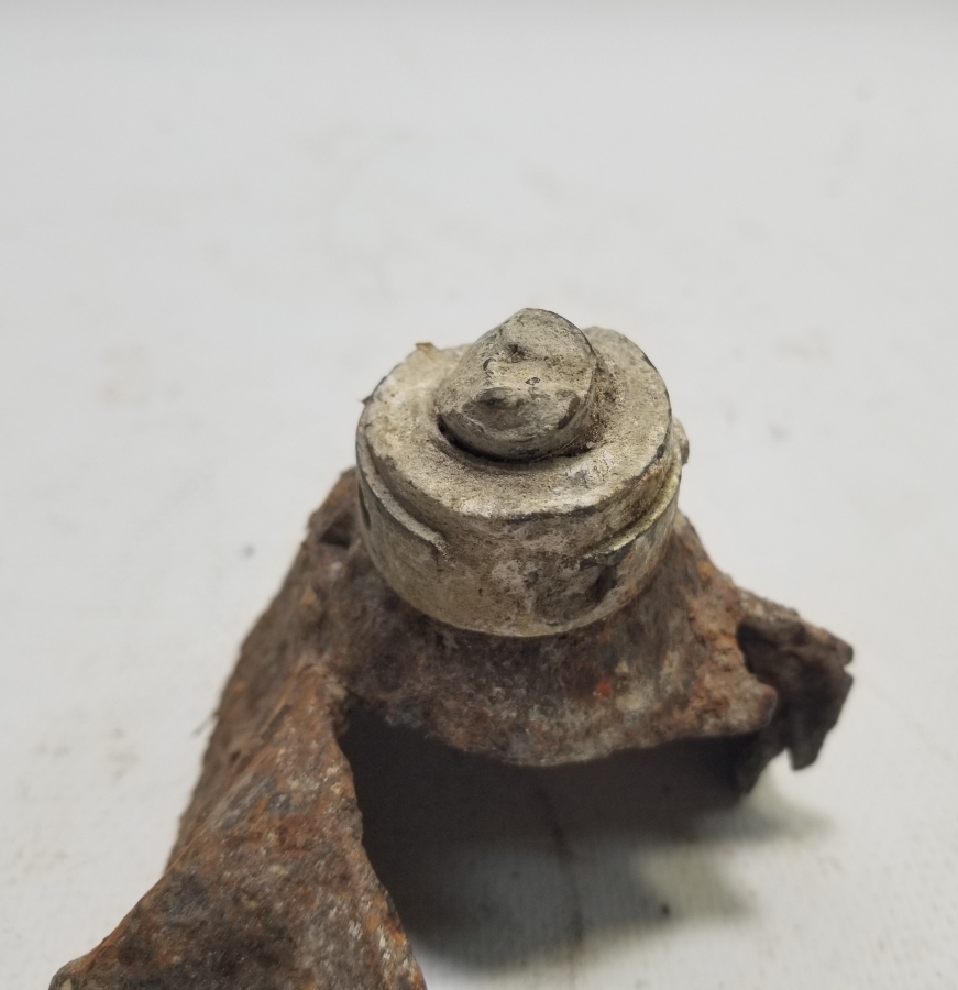 1. DÜNYA SAVAŞI DÖNEMİ NADİR TİPTE PATLAMIŞ FRANSIZ TOP MERMİSİ BAŞLIĞI